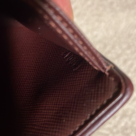 Authentic Louis Vuitton logo wallet monogram mini Lin - Picture 9 of 11